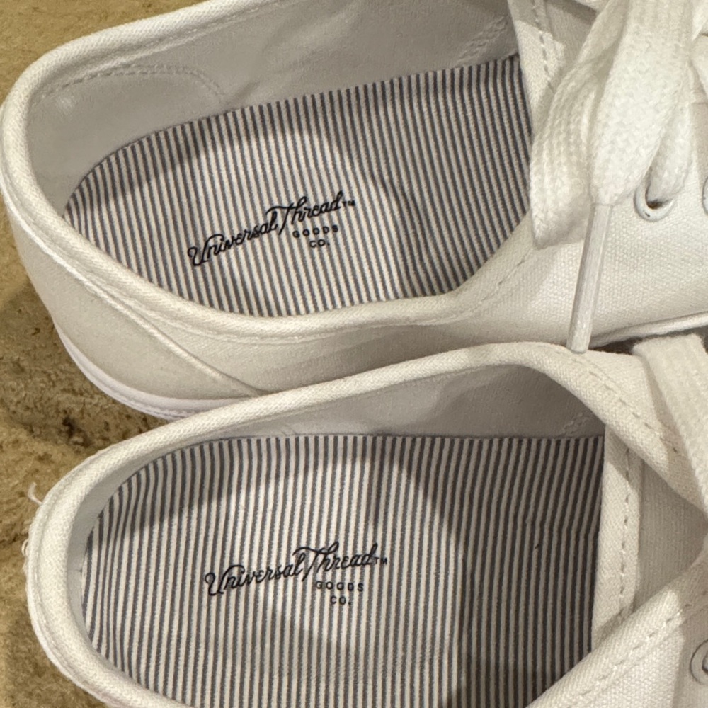 NWOT Universal Thread White Sneakers - Picture 5 of 6